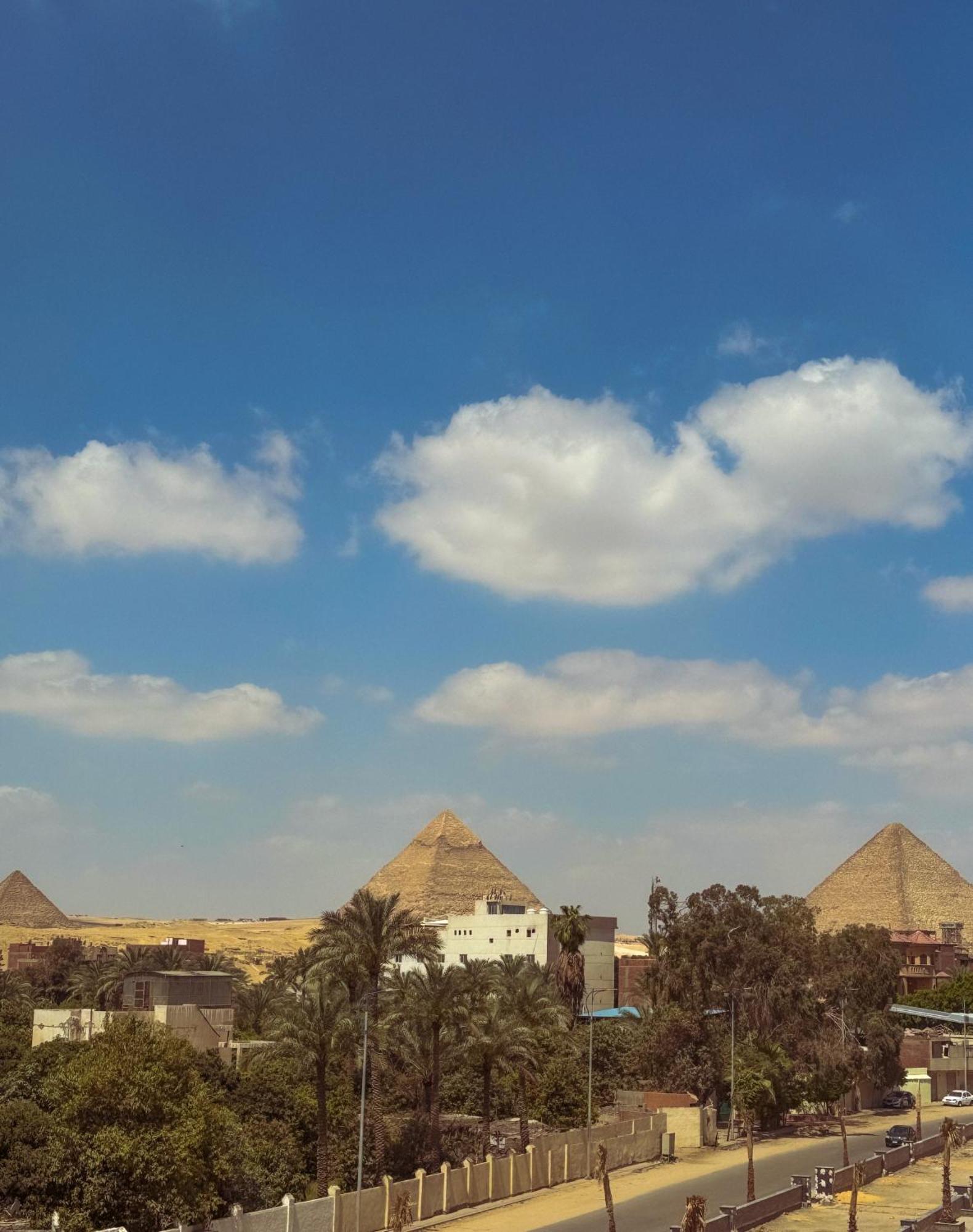 Almas Pyramids View Hotel Kafret el-Gabal Екстериор снимка